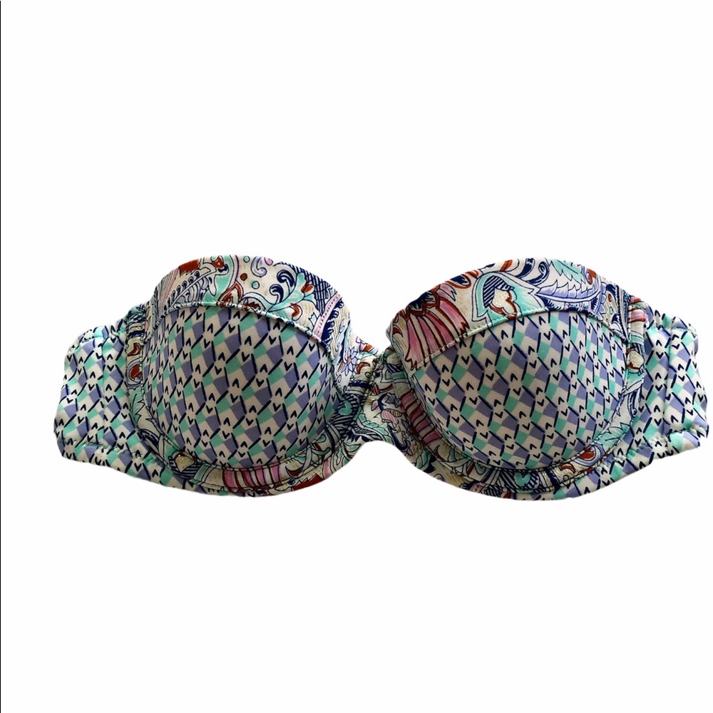 Victoria’s Secret strapless multicolored bikini